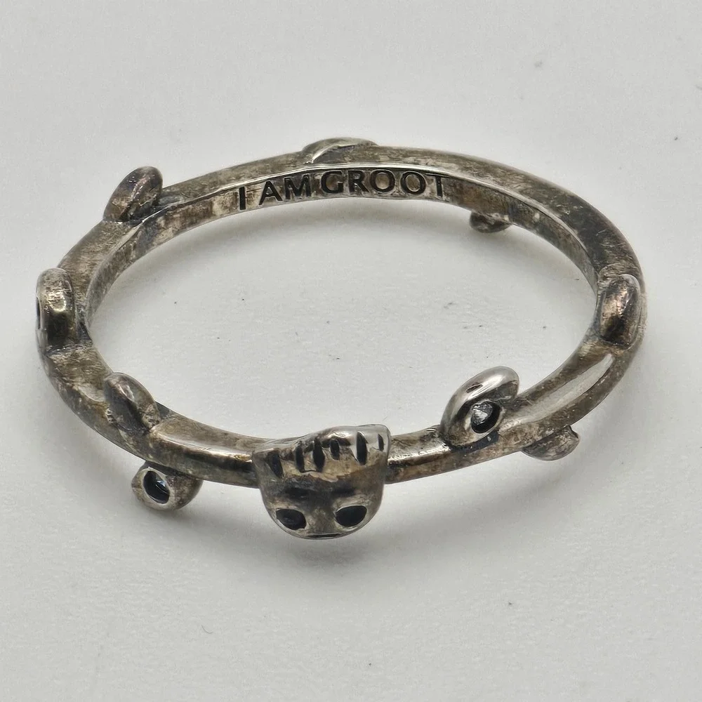 Pandora x Marvel Guardians of the Galaxy Groot Ring- Sterling Silver 925 Size 7